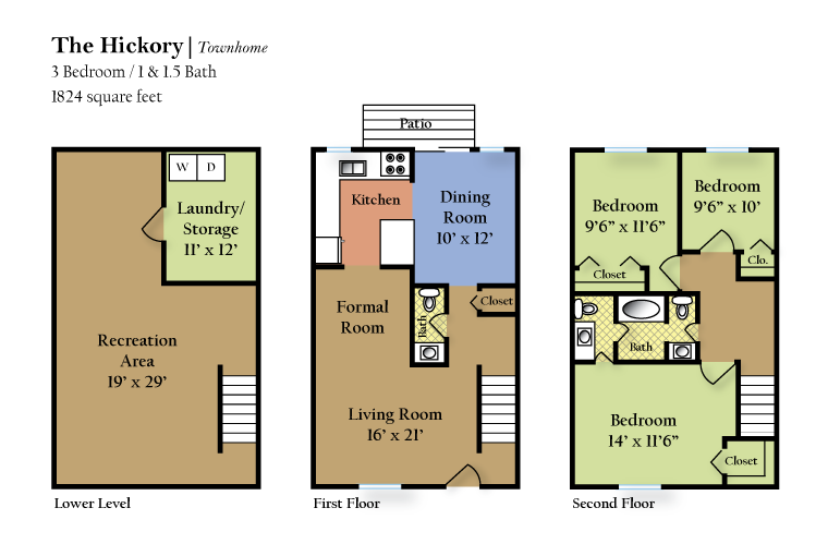 3 bedroom apartments and town houses at Knollwood Apartments in North Kansas City, MO 3 bedroom apartments and town houses at Knollwood Apartments in North Kansas City, MO